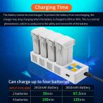 DJI Mini 3 PRO 4-Port Battery Fast Charger