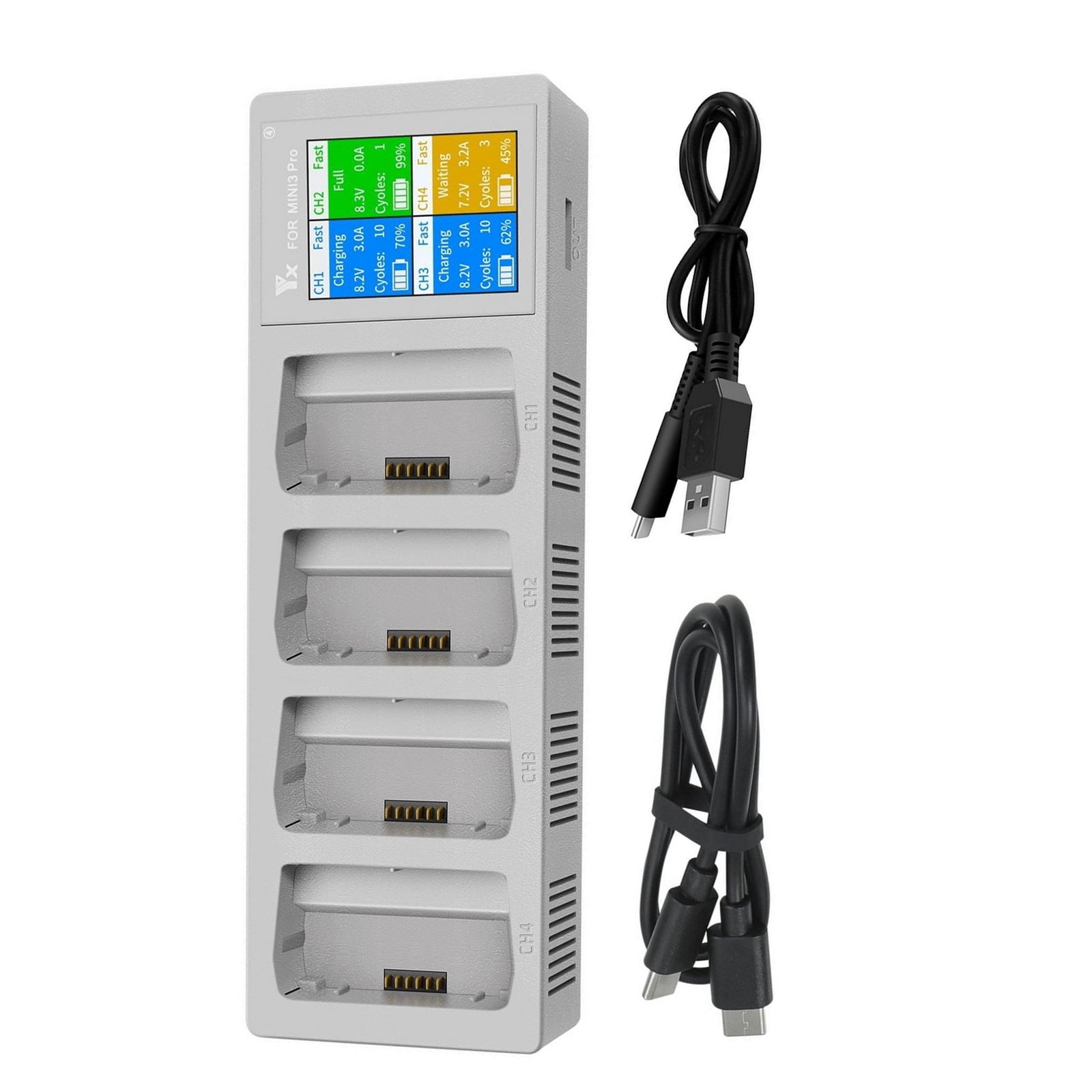 DJI Mini 3 PRO 4-Port Battery Fast Charger