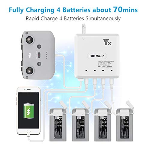 6-in-1 Charger for DJI Mini Drones