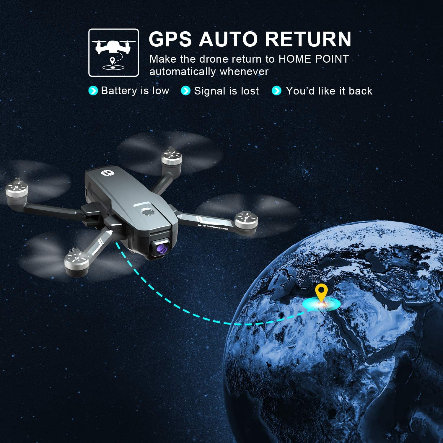 Holy Stone HS720E 4K Drone for Adults