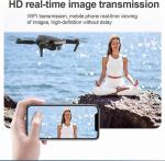 Drone 4k HD Wide Angle Dual Camera WiFi FPV Foldable RC Quadcopter + 4 Batteries
