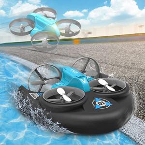 Waterproof 3-in-1 Drone with 360° Mobility