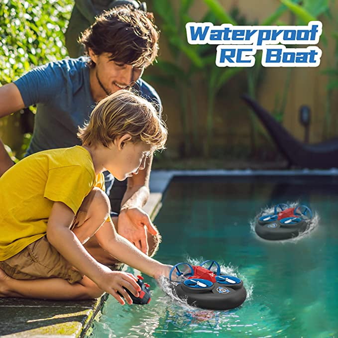 Waterproof 3-in-1 Drone with 360° Mobility
