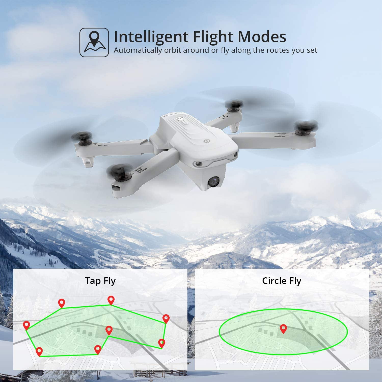HS175 GPS Drone with 2K Camera & Auto Return Home