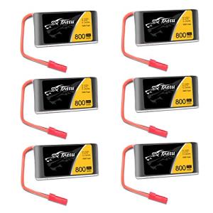 6-pack 800mAh LiPo battery for quadcopters