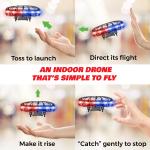 Mini Hand-Controlled UFO Drone with LED Lights