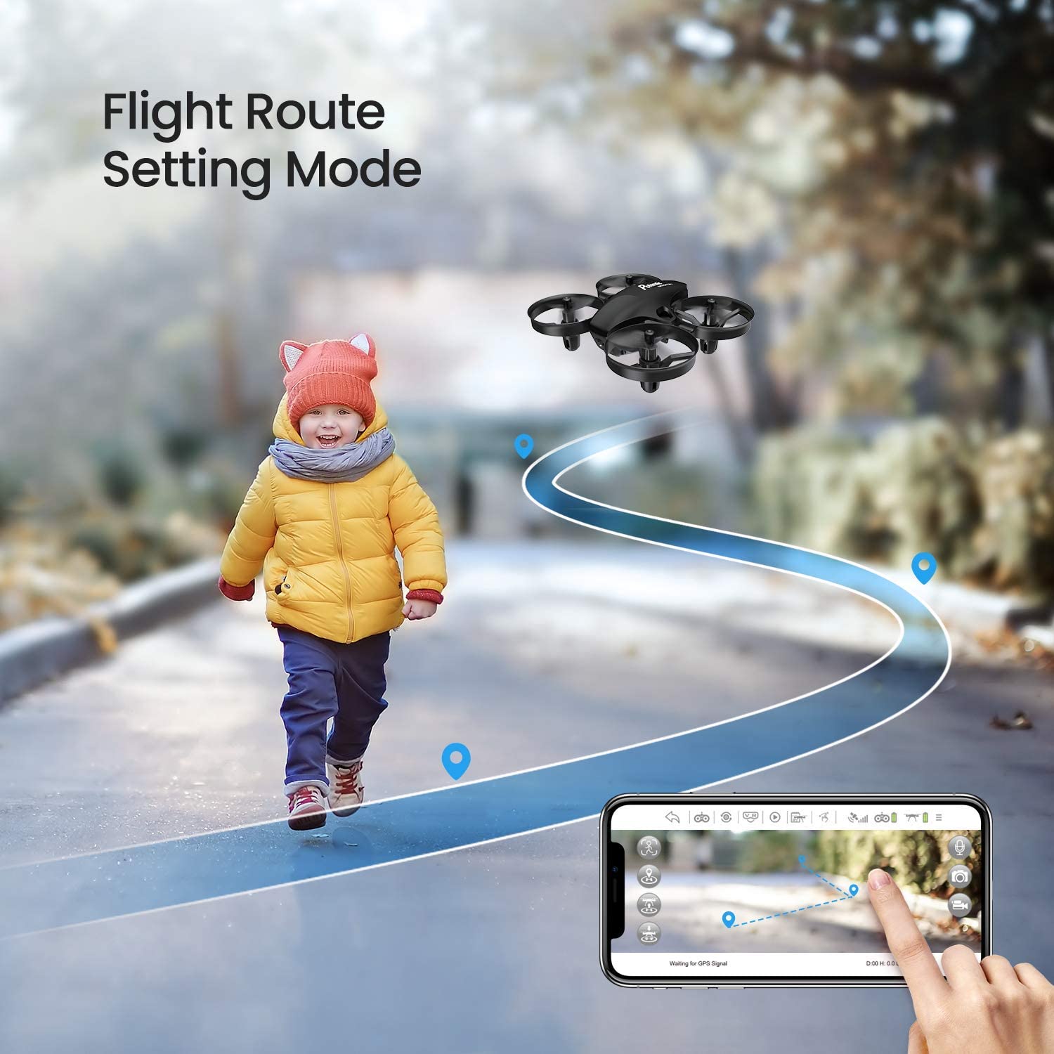 Potensic A20W Mini Drone with Camera for Beginners