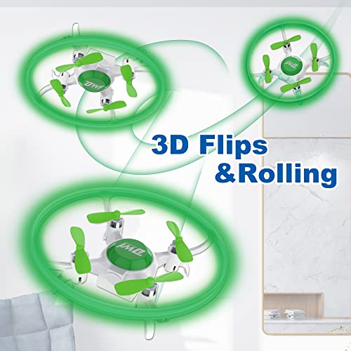 LED Mini Drone for Kids & Beginners with 2 Batteries