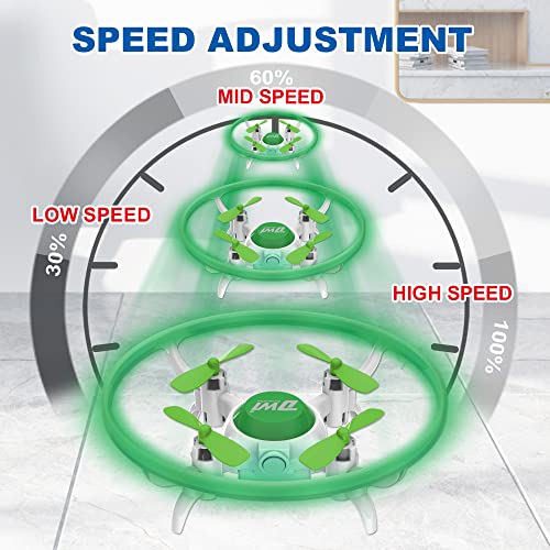 LED Mini Drone for Kids & Beginners with 2 Batteries