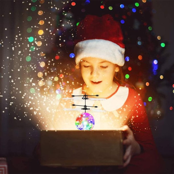 Rechargeable LED Flying Ball Toy Set for Kids