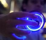 Hand Gesture Controlled UFO Drone with LED