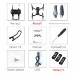 Foldable Drone X Pro with 3 Batteries