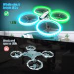 HASAKEE Q9s Beginner Drone for Kids with Lights