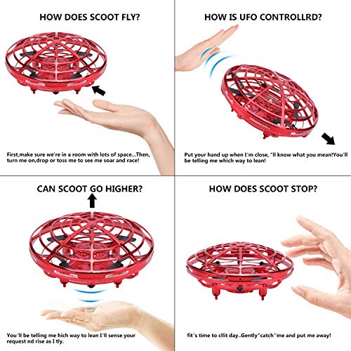 Scoolr Mini UFO Drones with LED Lights