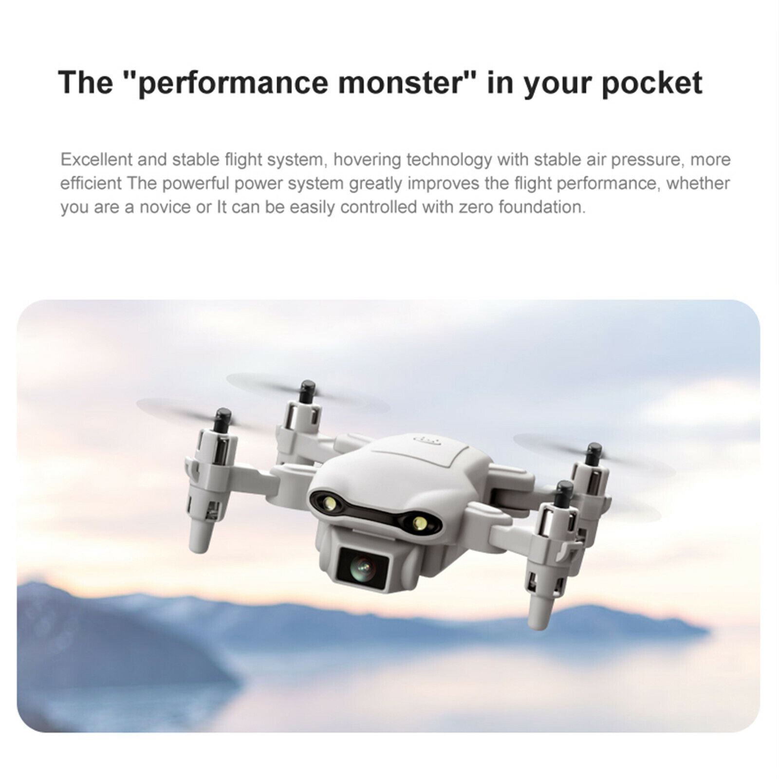 2021 New RC Drone 4k HD Wide Angle Camera WIFI FPV Drone Dual Camera Quadcopter