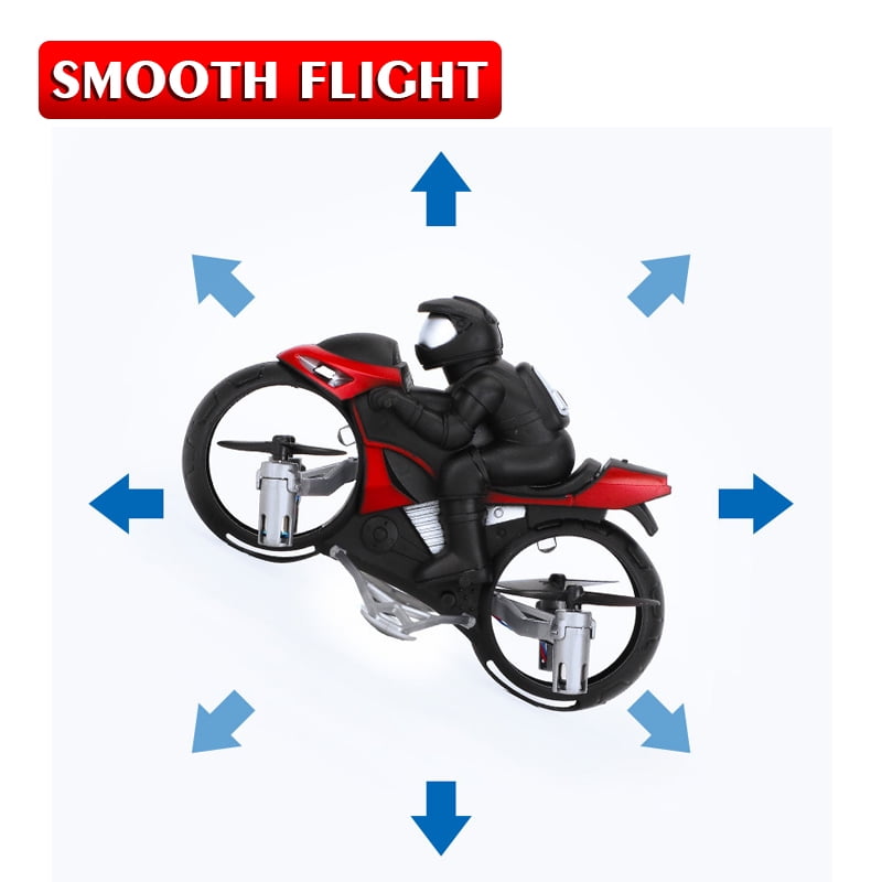 RC Motorcycle Drone with 360° Stunts