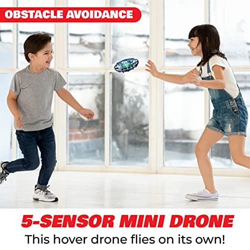 Force1 Scoot Hand Operated Mini Drone (Blue)