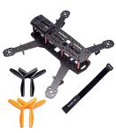 Carbon Fiber Racing Drone Frame Kit + Battery Strap