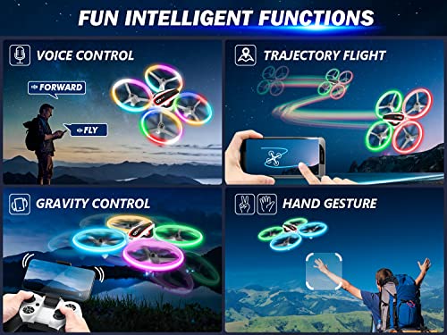720P HD FPV Camera RC Drone for Kids & Adults