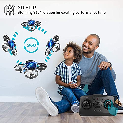 ATOYX Mini Drone for Kids Beginners - Blue
