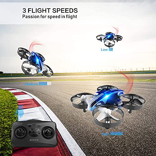 ATOYX Mini Drone for Kids Beginners - Blue