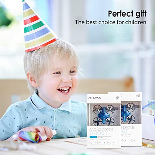 ATOYX Mini Drone for Kids Beginners - Blue