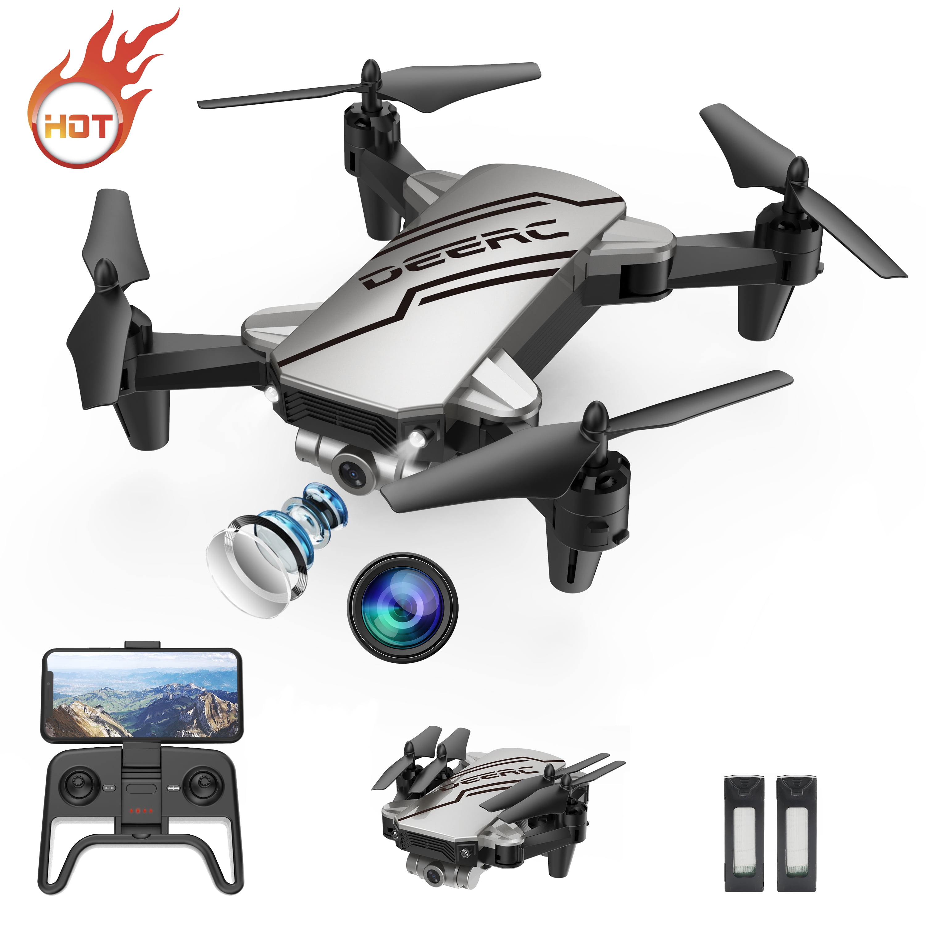 DEERC D20 Mini Camera Drone for Kids/Begginers