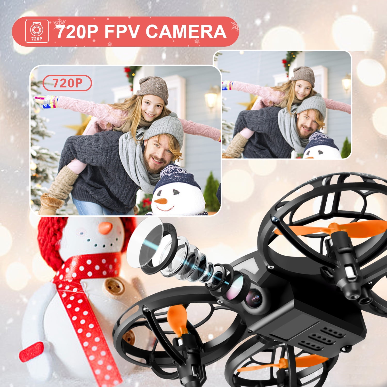 4DRC V8c Drone with HD Camera and Storage Bag