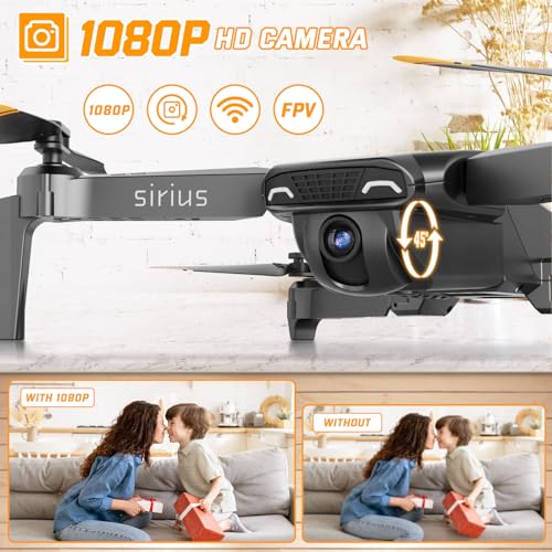 Heygelo S90 Mini Drone with 1080P Camera for Kids