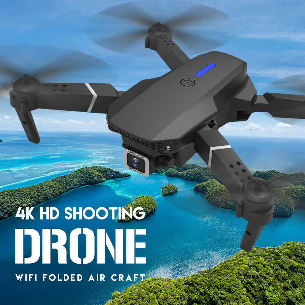 4K HD Camera RC Drone with GPS & 3 Batteries