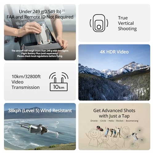 DJI Mini 3 Fly More Combo - 4K Camera Drone, Lightweight & Foldable