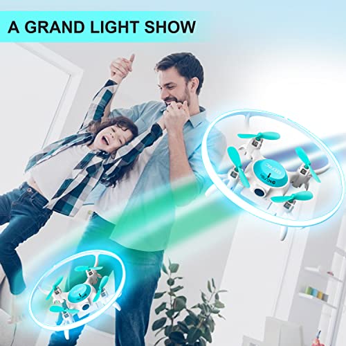 4DRC Mini Drone with LED Lights for Beginners