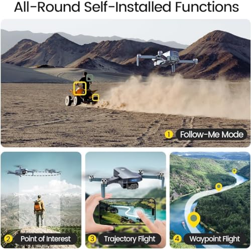 Holy Stone 4K GPS Foldable Drone with Camera