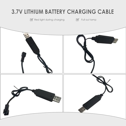 3-Pack Universal Drone USB Charger Cable