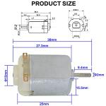 Casoter 130 Micro High-Speed DC Motor Set