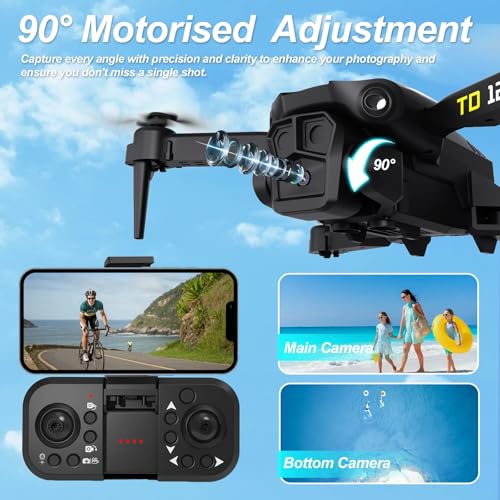 Toladrone TD12 Mini Foldable RC Drone with Camera