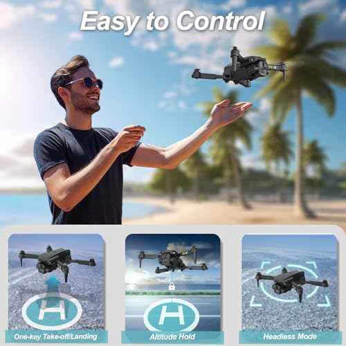 Toladrone TD12 Mini Foldable RC Drone with Camera