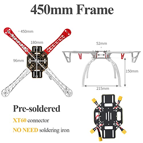 HAWK'S WORK F450 Drone Build Kit Set C
