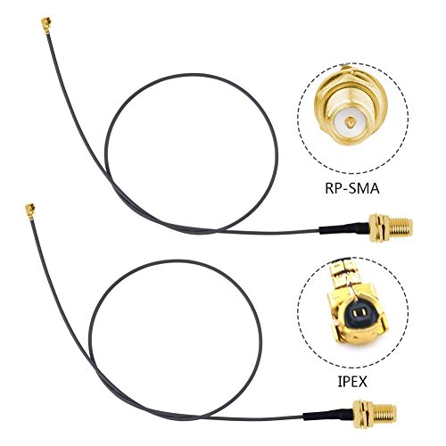 Dual 2.4GHz 6dBi Omni Antenna with Cables