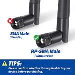 Bingfu RP-SMA WiFi Antenna 2-Pack MIMO 3dBi
