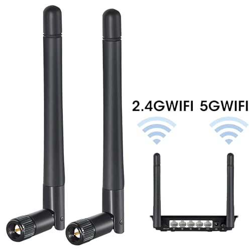 Dual Band WiFi Antenna SMA 2.4GHz 5GHz 5.8GHz