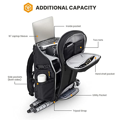 TARION Waterproof Camera Backpack for Drones & Hiking