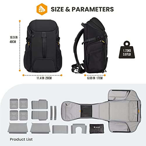 TARION Waterproof Camera Backpack for Drones & Hiking