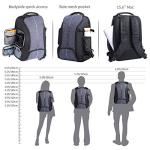 Beschoi Waterproof Camera Backpack with Tripod Strap