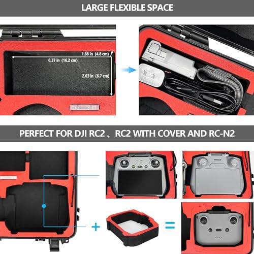 Waterproof Hard Case for DJI Mini 4/3 Drones
