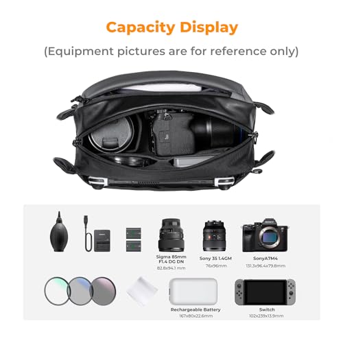K&F Concept 10L Camera Sling Bag for Drones
