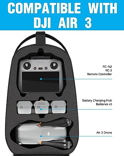 DJI Air 3 Waterproof Hard Case Backpack