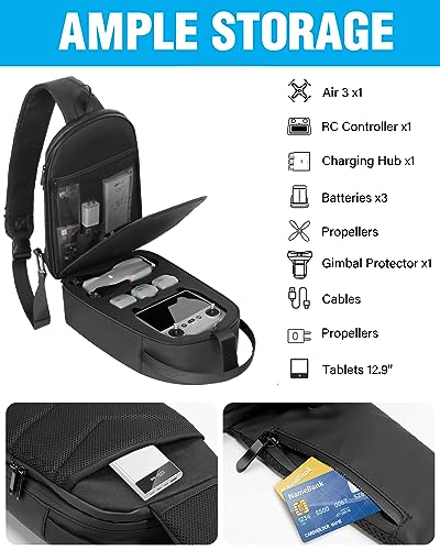 DJI Air 3 Waterproof Hard Case Backpack