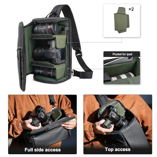 Waterproof Sling Bag for DSLR and Mirrorless Cameras