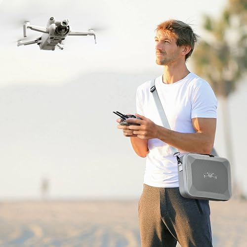 Portable DJI Mini 4 Pro Carrying Case - Gray
